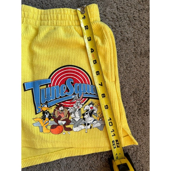 Loony Tunes ribbed yellow corduroy shorts, size small - Picture 8 of 15